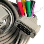 NIHON KOHDEN ECG Patient Cable BJ-961D 10 Leads IEC Color Code TPU Cable for ECG