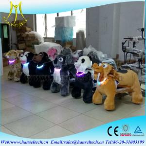 China Hansel electric riding animals 4 wheels bikes happy rides kiddy ride machine kids mechanical bull riding for sale factory