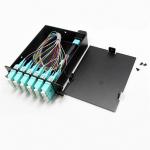 12 24 Core MTP MPO Cassette Module For Fiber Optic Patch Panel
