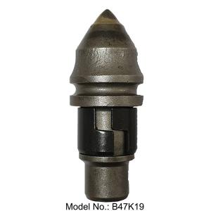China Rotary Drilling B47K19 Rock Bullet Teeth , Bullet Teeth For Augers factory
