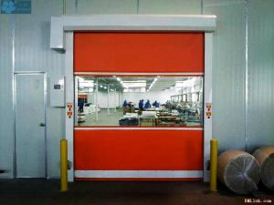 China IP55 24VDC Control Fast PVC Roller Shutter Doors factory