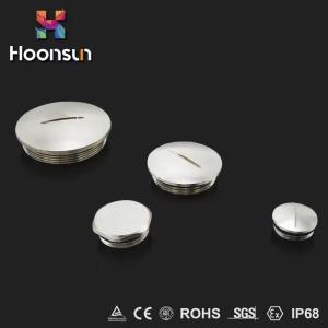 China Nickel Plated Brass Accessories IP54 Round Screw Plug Caps factory