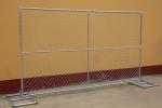 Chain mesh 2½"x2½" (63mmx63mm) x 11.5ga wire construction fence 8ft x 12ft Outer