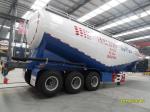 3 axles 60tons flour cement bulk tank semi trailer tanker truck trailers from