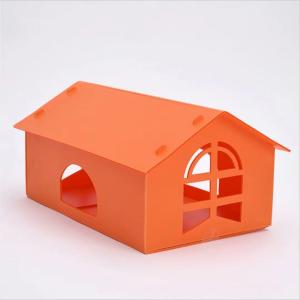 China Customized Reusable Plastic Corrugated Storage Box Orange Hollow Sheet Archival Carton factory