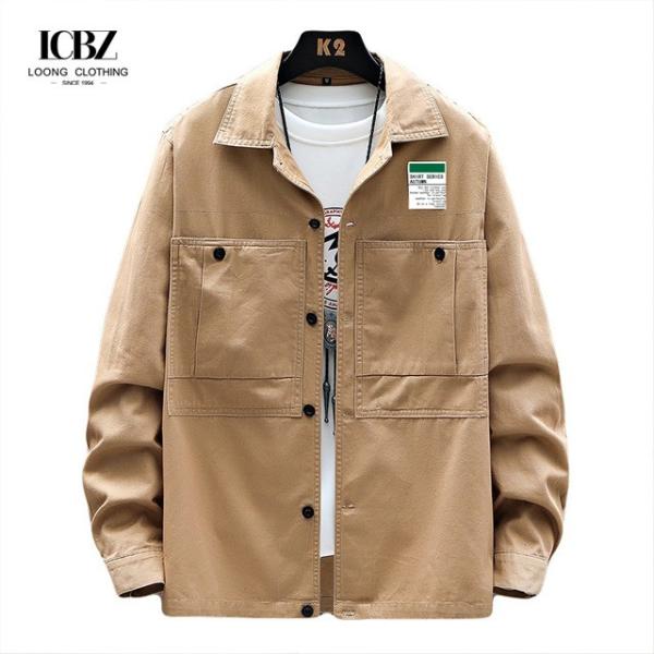 100% Cotton Solid Color Casual Long-sleeved Shirt Fashionable Thin Comfortable