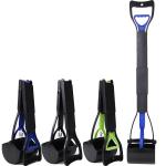 Black Pet Poop Picker Lightweight Plastic Cat Litter Scoop For Dogs 80x13.5x13cm