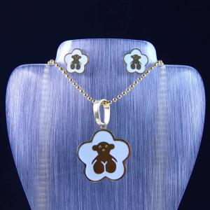 China High Quality Stainless Steel Jewelry Set LUS37-2 factory