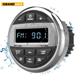 China Marine Digital Media Receiver , Bluetooth Boat Radio Stereo System For RV Golf Yacht factory
