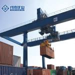 65 Ton Rail Mounted Container Gantry Crane A8 Cabin Control Port