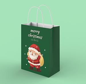 China 0.8-2mm Kraft Paper Shopping Bags With Handles 250/Bundle Customized Size factory