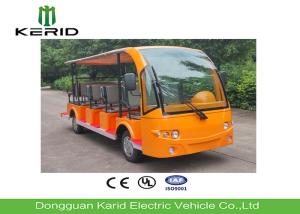 China Battery Powered Electric Sightseeing Car with 14 Seats Excellent Cruising Ability factory