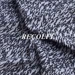 Anti Crease Glitter Printed Ladies Swimwear Fabric 100cm Width
