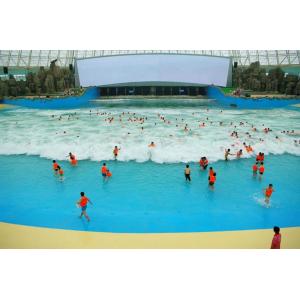 PLC Control Amusement Water Park Wave Pool For Surfing