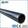 Buy cheap Hot Melt Black HDPE Water Supply Pipes Polyethylene PE 100 Solid Wall Drainage from wholesalers