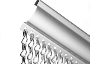 China Door Decorative Chain Link Curtain Aluminum Insect &amp; Fly Screen 1.9 Mm Wire factory