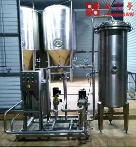 China CE / ISO Beer Filtration Equipment Adopt SUS 304 Stainless Steel Material factory