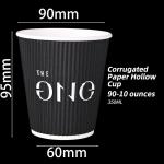 12oz Food Grade 16oz Ripple Cups Paper Espresso Cups PE Coat Coffee Hot Drinks