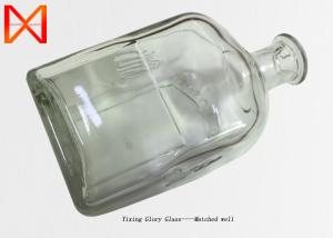 China Tequila Blanco Glass Oil Bottles , Refillable Glass Bottles 500ml 700ml 750ml Multiple Capacity factory