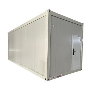 China Hotel Resort Housing Living Prefabricated Flat Pack Container House with Customized Color factory