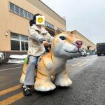Shopping Mall Electric Dinosaur Ride on Scooter for Kids