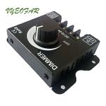 Metal Material Led Lights Compatible Dimmer Switches 12V 24V 720W Black Color