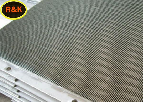 V Shape Wedge Wire Screen Easy Leak High Flexibility For Liquid / Solid
