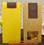 Customize Translucent Window, Brown Greaseproof Kraft Paper Bag, Special Opp