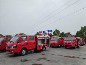 China Dongfeng 6 Wheels 1 Ton Fire Fighter Vehicle Water Tank Fire Fighting Truck factory