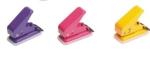 Hot Sale 6mm Hole 10 Sheets Paper Colors Metal One Hole Paper Punch