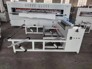 China 1050mm HVAC Filter Making Machine 220V / 380V Paper Pre Slitting Machine factory