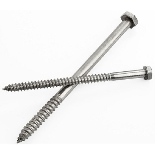 China ISO Hex Head Lag Screw Bolts For Attaching Track Brackets And Flag Brackets Of Garage Door factory
