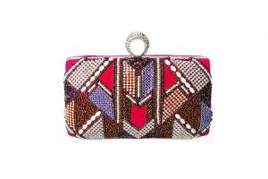 China European and American fashion suede beaded evening bag clutch bag clutch bride factory