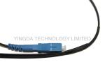 SC / UPC 200 Meters Fiber Optic Patch Cord FRP Square FTTH Drop Fiber Optic