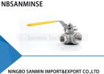 3 Way Hydraulic Ball Valve 1 Inch 1000psi WOG CF8M3K-1 Stainless Steel SS316 Oil