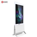 43" 55" Ultra Thin Slim Edge Stand Floor Digital Signage Android Narrow