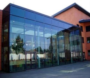 China Building 3000mm 2.7mm Perforated Metal Panel Facade factory