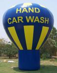 Promotion custom logo printed advertising PVC inflatable ground balloons
