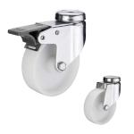 38kg Loading 50mm Nylon Wheels , ISO9001 Heavy Duty Nylon Caster Wheels