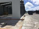 Z Section Welding Prefab Steel Structures Fire Resistant Rolling Shutter Door