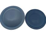 Black NBR PTFE Rubber Diaphragm For Metering Equipment Alkali Resistance