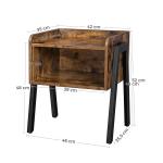 Nightstands, Wooden Nightstands, Particleboard Nightstand, Bedside Table for