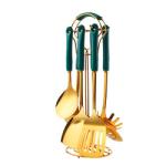 Ceramic Stainless Steel Kitchen Utensils Set Nordic Style For Cooking