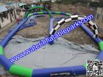 ODM / OEM Available Inflatable Race Track Game For Zorb Ball