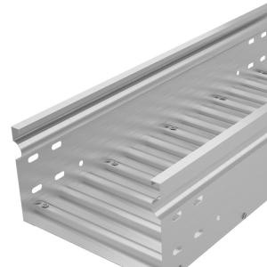 China Galvanized Steel 50mm 100mm 150mm Medium Duty Cable Tray Wall Mount With 50kg/M Load Capacity factory
