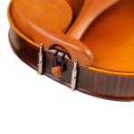 Handmade brands Students Cheap Violin Wholesale Ebony of board material Aluminum