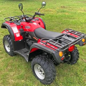 China 400cc Engine Hisun Moto ATV 4x4 Gas / Diesel Fuel and 250-300mm Minimum Grand Clearance factory