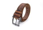 Custom Full Grain Western Leather Belt For Male 100-140cm Length Soft