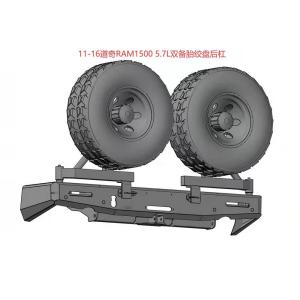 China Year 2002-2005 Dodge Ram 4x4 Rear Bumper with Winch Tire Carrier and Jerrycan Holder factory