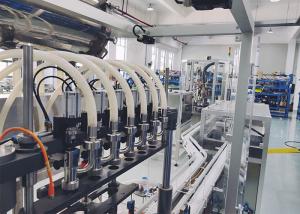 China 50 pcs/min Servo Control Filling And Capping Line factory